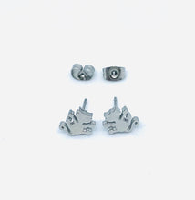 Load image into Gallery viewer, Scaredy Cat Studs (Stainless Steel)
