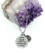 Load image into Gallery viewer, "A great Coach is hard to find and impossible to forget" 3-in-1 Necklace (Stainless Steel)
