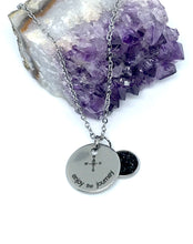 Load image into Gallery viewer, “Enjoy the Journey” 3-in-1 Necklace (Stainless Steel)