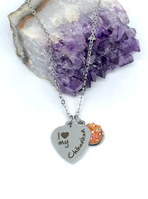 Load image into Gallery viewer, "I love my Chihuahua" 3-in-1 Necklace (Stainless Steel)