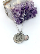 Load image into Gallery viewer, “Faith over Fear” 3-in-1 Necklace (Stainless Steel)