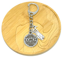 Load image into Gallery viewer, COACH Word Collage Key Clip