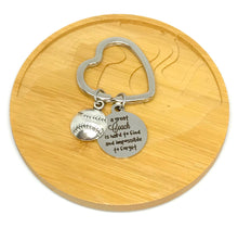 Load image into Gallery viewer, "A great Coach is hard to find and impossible to forget" Keychain