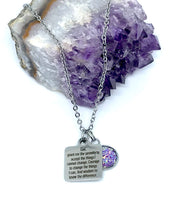 Load image into Gallery viewer, Serenity Prayer 3-in-1 Necklace (Stainless Steel)