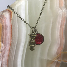 Load image into Gallery viewer, Owl Graduate 3-in-1 Necklace (Antique Bronze)