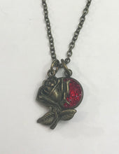 Load image into Gallery viewer, Rose Necklace (Antique Bronze)