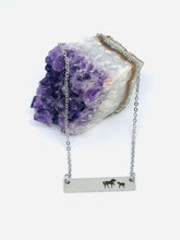 Load image into Gallery viewer, Mama Unicorn Necklace with One Baby (Stainless Steel)