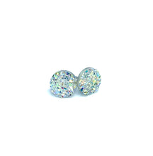 Load image into Gallery viewer, 8mm White Druzy Studs