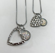 Load image into Gallery viewer, “One Love, One Heart” Mother-Daughter Necklace Set (Stainless Steel)