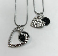 Load image into Gallery viewer, “One Love, One Heart” Mother-Daughter Necklace Set (Stainless Steel)