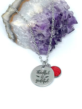 Load image into Gallery viewer, “Thankful & Grateful” 3-in-1 Necklace (Stainless Steel)