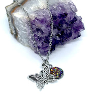 Load image into Gallery viewer, Dana Butterfly 3-in-1 Necklace (Stainless Steel)
