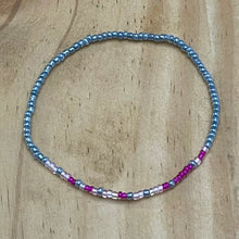 Load image into Gallery viewer, 2mm Personalized Morse Code Bracelet