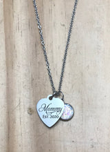 Load image into Gallery viewer, “Mommy EST 2020” Necklace (Stainless Steel)