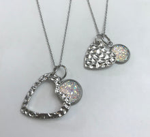 Load image into Gallery viewer, “One Love, One Heart” Mother-Daughter Necklace Set (Stainless Steel)