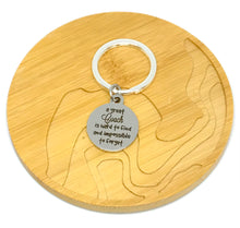 Load image into Gallery viewer, "A great Coach is hard to find and impossible to forget" Keychain