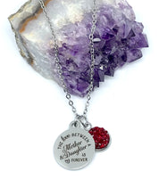 Load image into Gallery viewer, "The Love Between a Mother & Daughter is Forever" 3-in-1 Necklace (Stainless Steel)