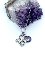 Load image into Gallery viewer, Fluttering Butterfly 3-in-1 Necklace (Stainless Steel)