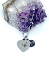 Load image into Gallery viewer, “Faith” 3-in-1 Necklace (Stainless Steel)