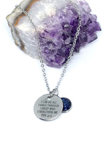 Load image into Gallery viewer, “I Can Do All Things Through Christ Who Strengthens Me” 3-in-1 Necklace (Stainless Steel)