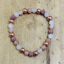 Load image into Gallery viewer, 6mm Rose Gold Diffuser Bracelet