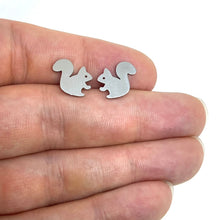 Load image into Gallery viewer, Squirrel Studs (Stainless Steel)