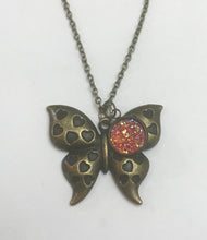 Load image into Gallery viewer, Butterfly Necklace (Antique Bronze)