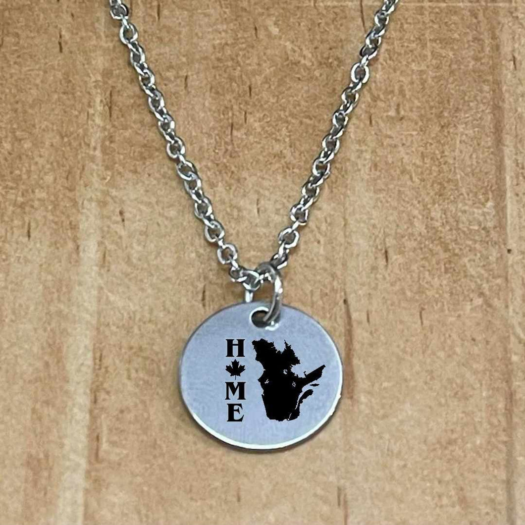 HOME Quebec Necklace (Stainless Steel)