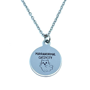 "Purranormal Cativity" Necklace (Stainless Steel)