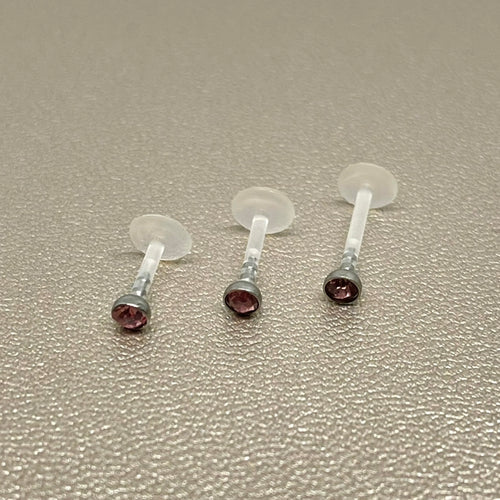 Alexandrite Crystal Cartilage Flat-Back Stud (Acrylic)