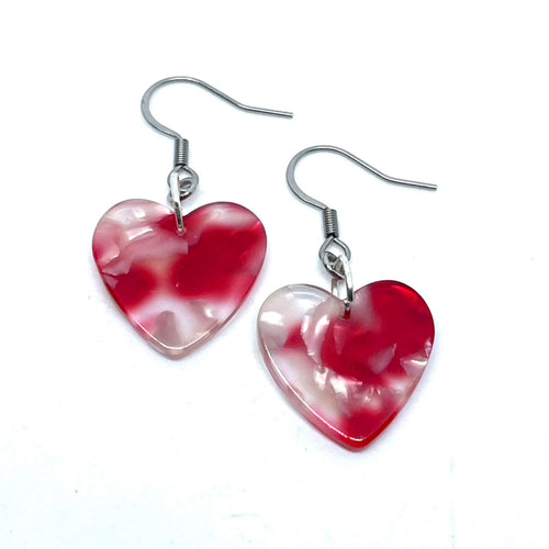 Amorous Heart Drop Earrings