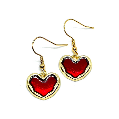 Cherished Heart Drop Earrings