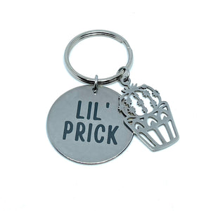 "Lil' Prick" Cactus Keychain