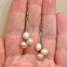 Load image into Gallery viewer, Mixed Freshwater Pearl Drop Earrings