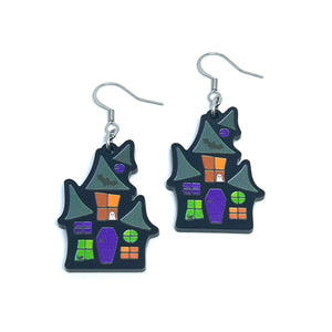 Haunted House Drop Earrings