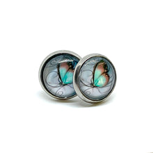 Load image into Gallery viewer, 10mm Adonis Butterfly Studs (Stainless Steel)