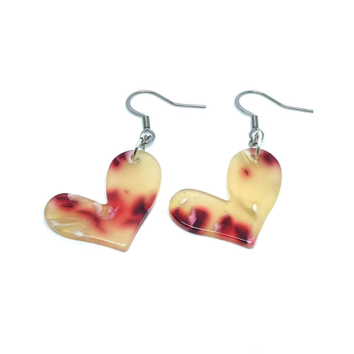 Dreamy Heart Drop Earrings
