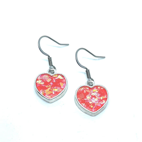 Daring Heart Drop Earrings