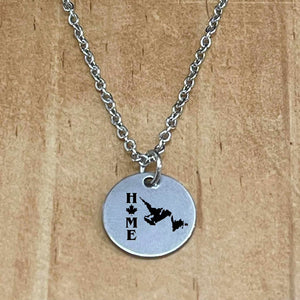 HOME Newfoundland & Labrador Necklace (Stainless Steel)