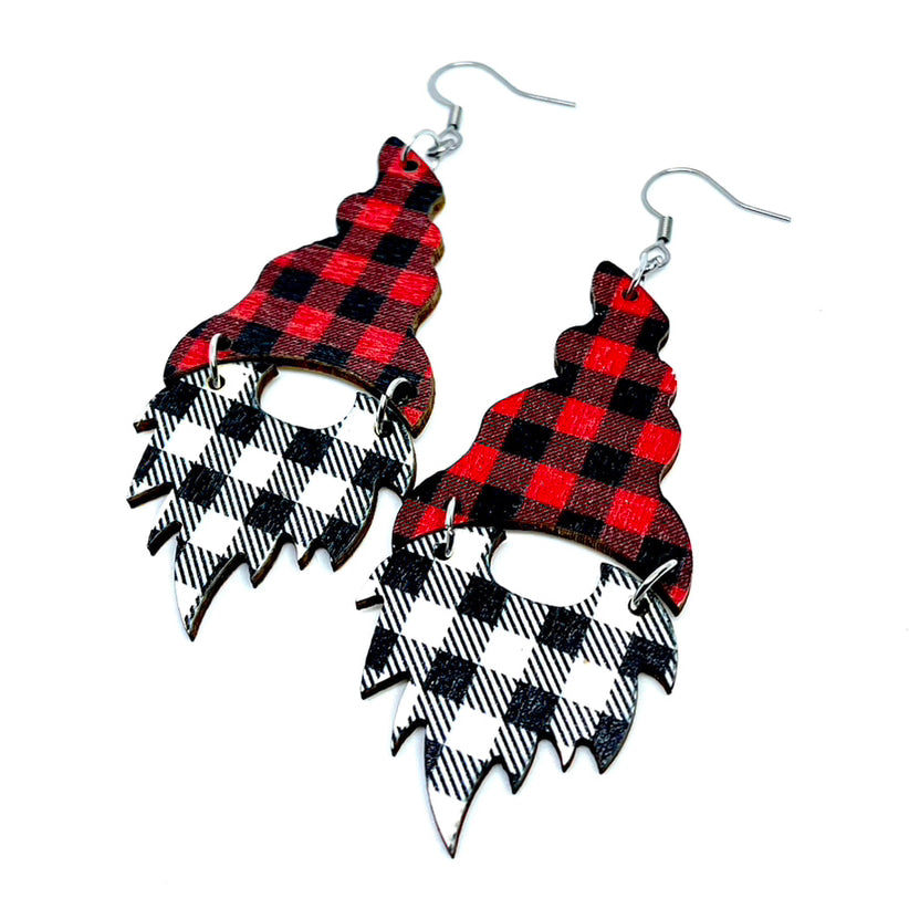 Christmas Gnome Drop Earrings