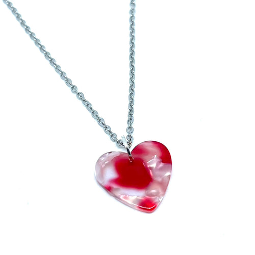Amorous Heart Necklace (Stainless Steel)
