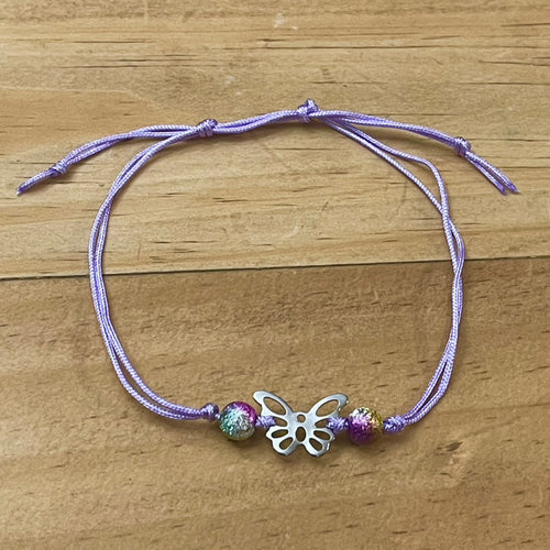 Mini Butterfly Anklet (Adjustable)
