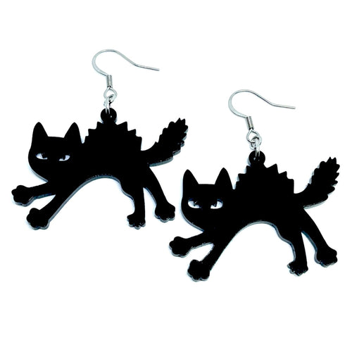Scaredy Cat Drop Earrings
