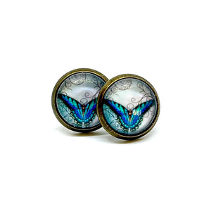 10mm Rajah Butterfly Studs (Stainless Steel)