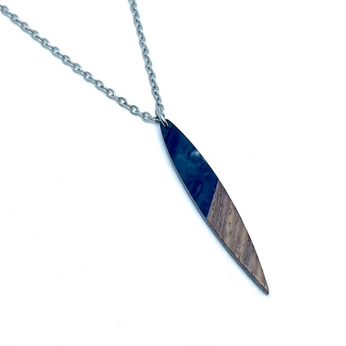 Shadow Wooden Spindle Necklace