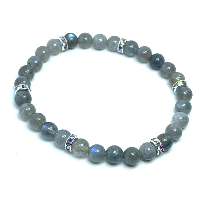 6mm Labradorite Gemstone Bracelet