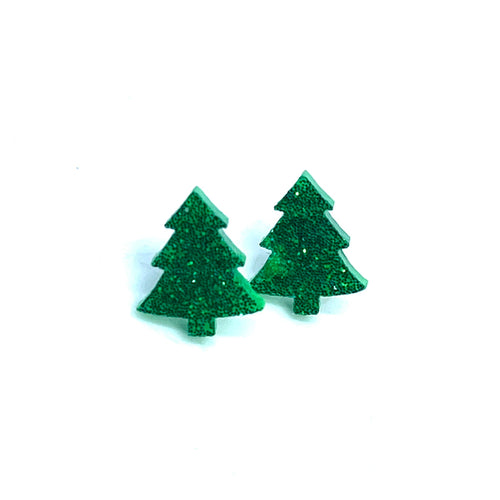 Glimmering Christmas Tree Studs