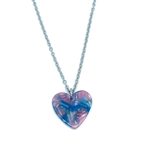 Adventurous Heart Necklace (Stainless Steel)