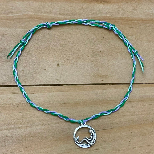 “Part of that World” Braided Mermaid Anklet (Adjustable)