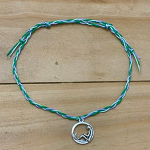 “Part of that World” Braided Mermaid Anklet (Adjustable)